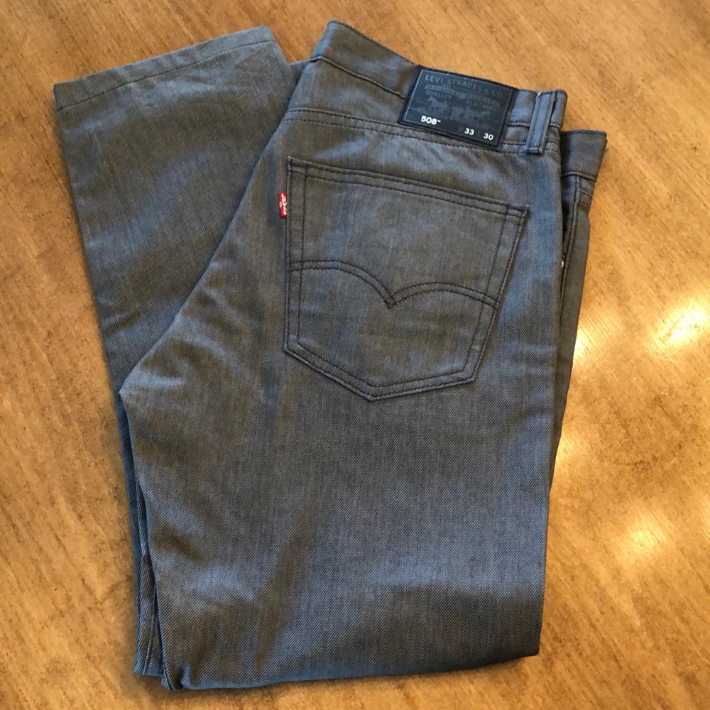 Men Levi’s charcoal grey style 508 jeans